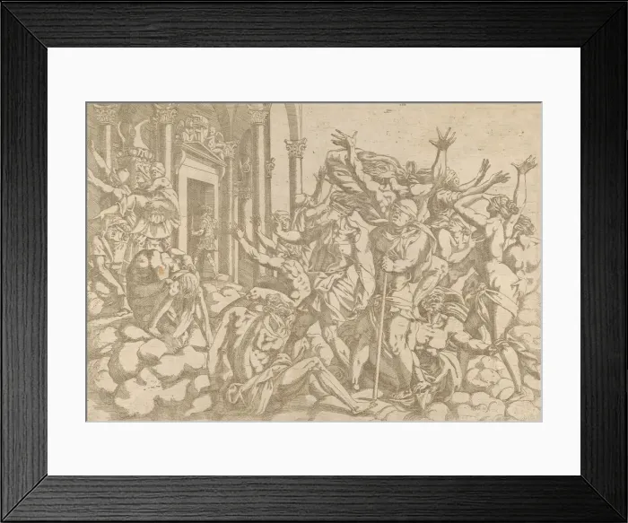 Framed Print : Ignorance Defeated, 1540-45. Creator: Antonio Fantuzzi Framed Print : Ignorance Defeated, 1540-45. Creator: Antonio Fantuzzi