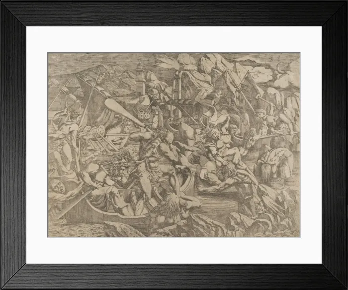 Framed Print : Revenge of Nauplius, 1540-45. Creator: Antonio Fantuzzi Framed Print : Revenge of Nauplius, 1540-45. Creator: Antonio Fantuzzi