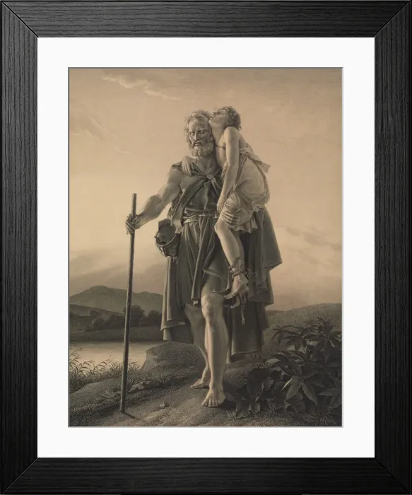Framed Print : Belisarius, 1806. Creator: Auguste Gaspard Louis Desnoyers Framed Print : Belisarius, 1806. Creator: Auguste Gaspard Louis Desnoyers