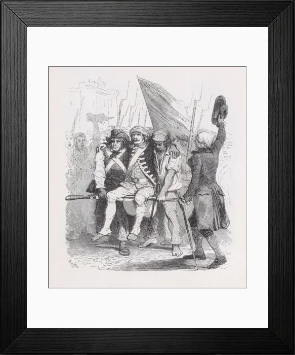 Framed Print : July Fourteenth, from The Complete Works of Beranger, 1836 Framed Print : July Fourteenth, from The Complete Works of Beranger, 1836
