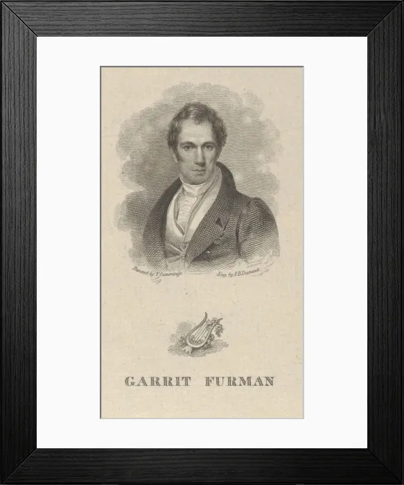 Framed Print : Garrit Furman, ca. 1830. Creator: Asher Brown Durand Framed Print : Garrit Furman, ca. 1830. Creator: Asher Brown Durand
