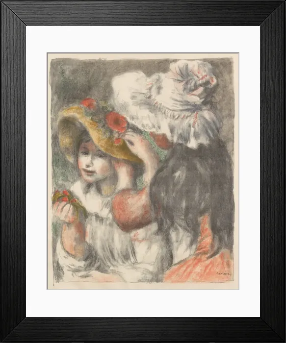 Framed Print : The Hat Pinned with Flowers (Le Chapeau Epingle), 1898 Framed Print : The Hat Pinned with Flowers (Le Chapeau Epingle), 1898