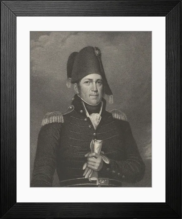 Framed Print : Jacob Brown, 1834. Creator: Asher Brown Durand Framed Print : Jacob Brown, 1834. Creator: Asher Brown Durand