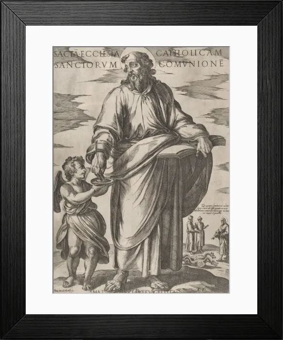 Framed Print : St. Matthew, from Christ, Mary, and the Apostles, ca. 1590-ca. 1610 Framed Print : St. Matthew, from Christ, Mary, and the Apostles, ca. 1590-ca. 1610