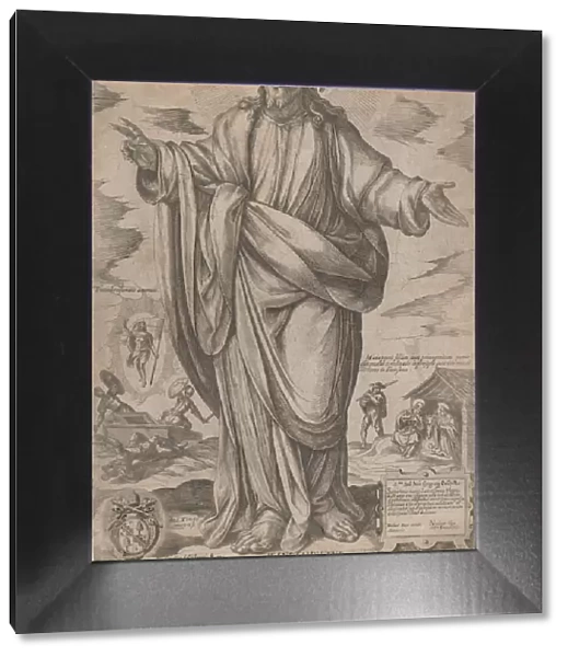 Standing Christ, Blessing from Christ, Mary, and the Apostles, ca. 1590-ca. 1610