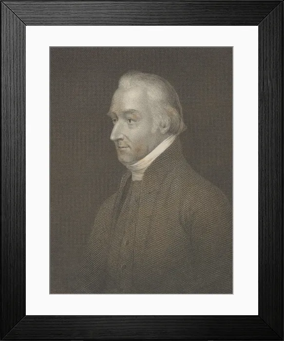 Framed Print : Lindley Murray, 1827. Creator: Asher Brown Durand Framed Print : Lindley Murray, 1827. Creator: Asher Brown Durand