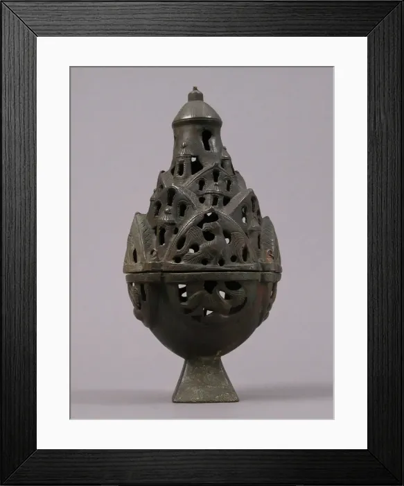 Framed Print : Censer, German, 11th-12th century. Creator: Unknown Framed Print : Censer, German, 11th-12th century. Creator: Unknown