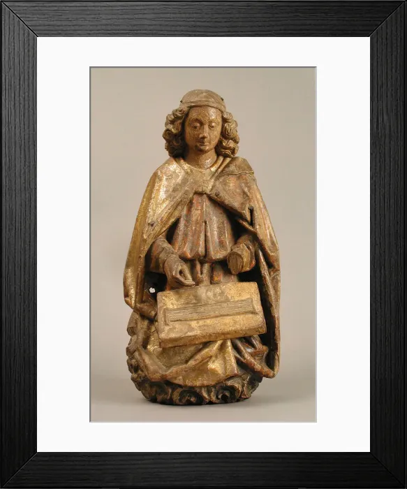 Framed Print : Angel, German, ca. 1460-80. Creator: Unknown Framed Print : Angel, German, ca. 1460-80. Creator: Unknown
