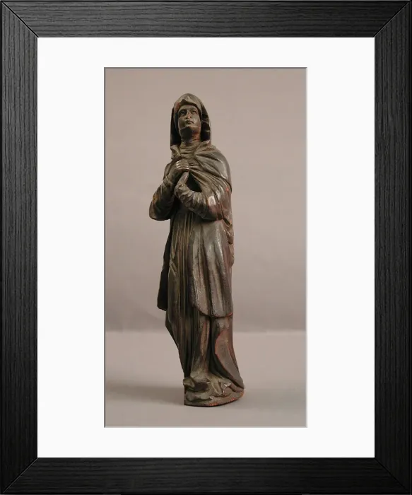 Framed Print : Saint Clare, German, 16th century. Creator: Unknown Framed Print : Saint Clare, German, 16th century. Creator: Unknown