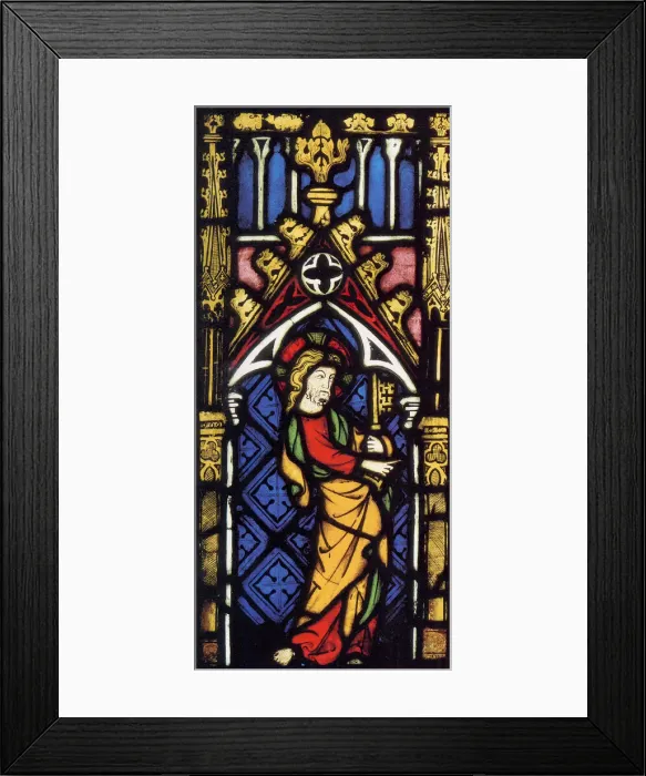 Framed Print : Christ Presenting the Keys to Saint Peter, German, ca. 1315-20. Creator: Unknown Framed Print : Christ Presenting the Keys to Saint Peter, German, ca. 1315-20. Creator: Unknown