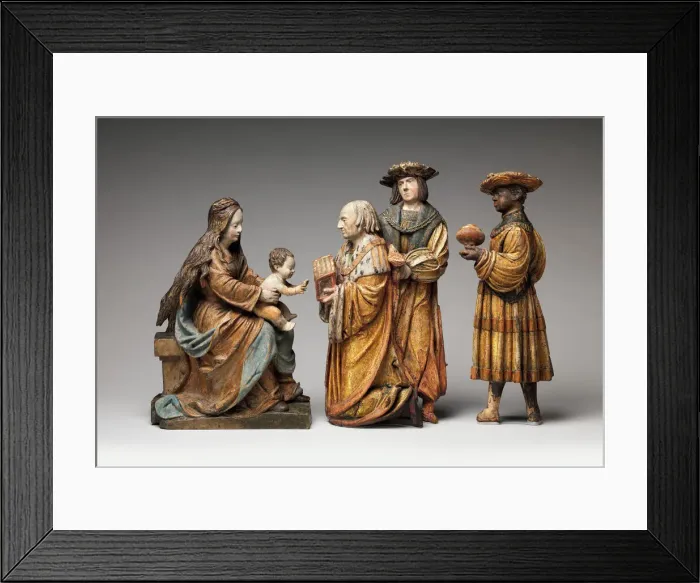 Framed Print : Virgin and Child, from an Adoration Group, German, ca. 1515-20. Creator: Unknown Framed Print : Virgin and Child, from an Adoration Group, German, ca. 1515-20. Creator: Unknown