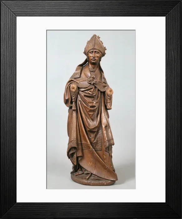 Framed Print : Bishop, German, ca. 1500. Creator: Unknown Framed Print : Bishop, German, ca. 1500. Creator: Unknown