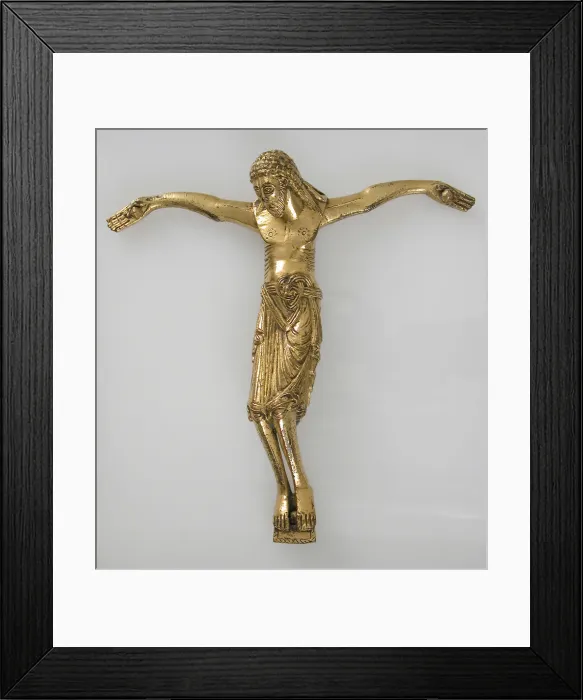 Framed Print : Crucified Christ, German, ca. 1150. Creator: Unknown Framed Print : Crucified Christ, German, ca. 1150. Creator: Unknown