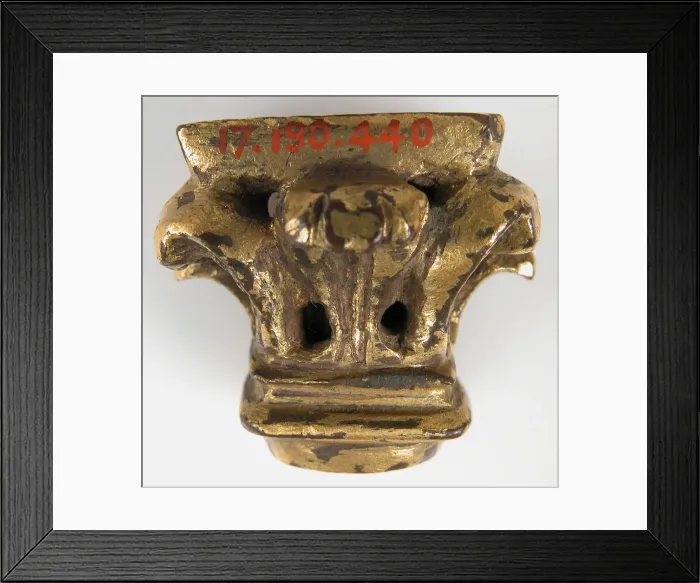 Framed Print : Capital from a Reliquary Shrine, German, ca. 1175-1200. Creator: Unknown Framed Print : Capital from a Reliquary Shrine, German, ca. 1175-1200. Creator: Unknown