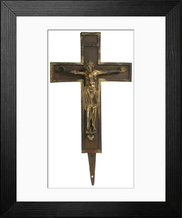 Framed Print : Crucifix, German, 1125-50. Creator: Unknown Framed Print : Crucifix, German, 1125-50. Creator: Unknown