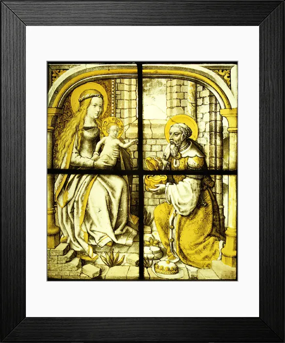 Framed Print : The Adoration of the Magi, German, ca. 1510-15. Creator: Unknown Framed Print : The Adoration of the Magi, German, ca. 1510-15. Creator: Unknown