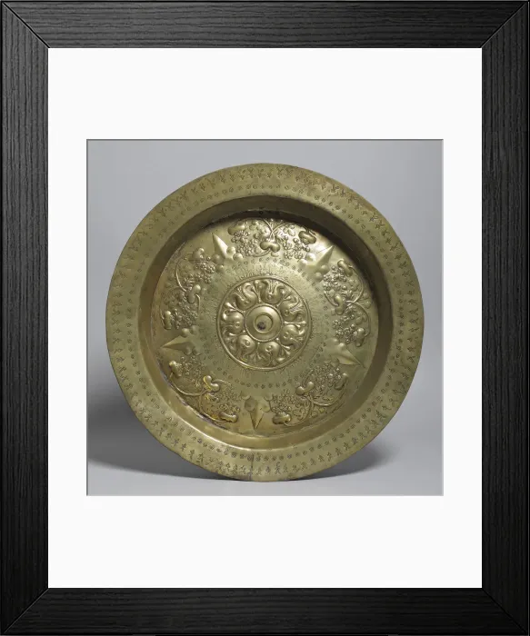 Framed Print : Charger, German, ca. 1475-1500. Creator: Unknown Framed Print : Charger, German, ca. 1475-1500. Creator: Unknown