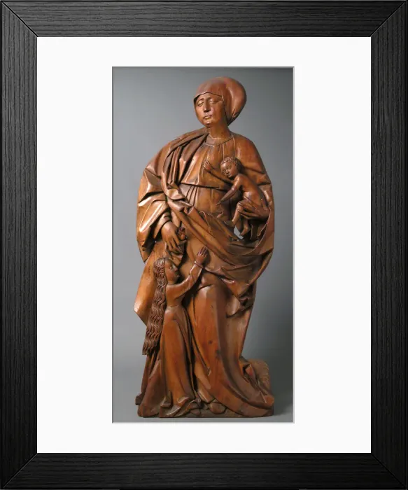 Framed Print : Saint Anne with the Virgin and Child, German, ca. 1520. Creator: Unknown Framed Print : Saint Anne with the Virgin and Child, German, ca. 1520. Creator: Unknown