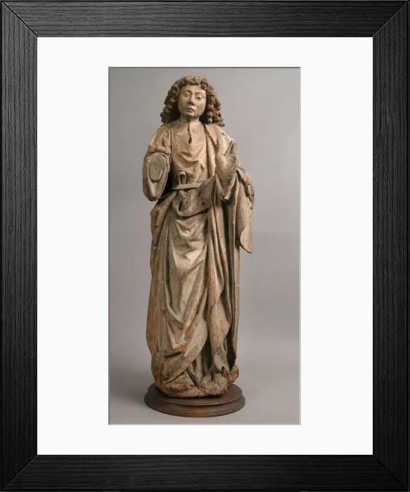 Framed Print : St. John, German, ca. 1500. Creator: Unknown Framed Print : St. John, German, ca. 1500. Creator: Unknown