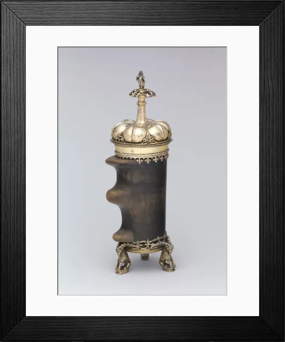 Framed Print : Beaker, German, ca. 1480. Creator: Unknown Framed Print : Beaker, German, ca. 1480. Creator: Unknown