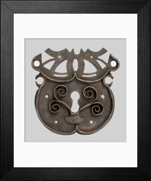 Framed Print : Lock, German, 16th century. Creator: Unknown Framed Print : Lock, German, 16th century. Creator: Unknown