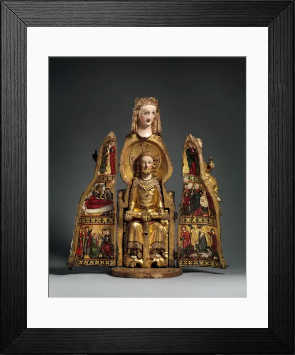 Framed Print : Shrine of the Virgin, German, ca. 1300. Creator: Unknown Framed Print : Shrine of the Virgin, German, ca. 1300. Creator: Unknown