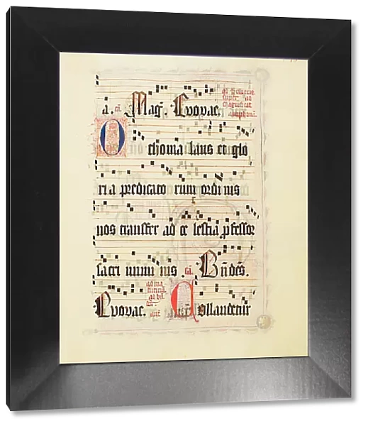 Manuscript Leaf, from an Antiphonary, German, second quarter 15th century