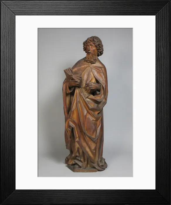 Framed Print : Standing Saint or Apostle, German, ca. 1500. Creator: Unknown Framed Print : Standing Saint or Apostle, German, ca. 1500. Creator: Unknown