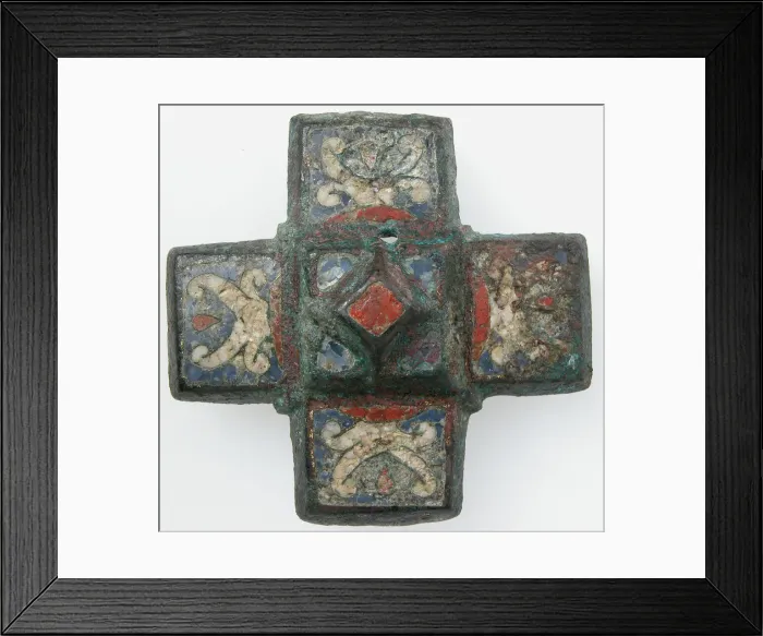 Framed Print : Harness Mount, German, 10th century. Creator: Unknown Framed Print : Harness Mount, German, 10th century. Creator: Unknown