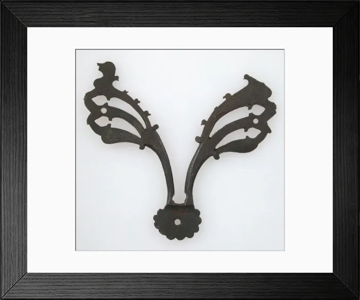 Framed Print : Ornamental Lock, German, 15th century. Creator: Unknown Framed Print : Ornamental Lock, German, 15th century. Creator: Unknown