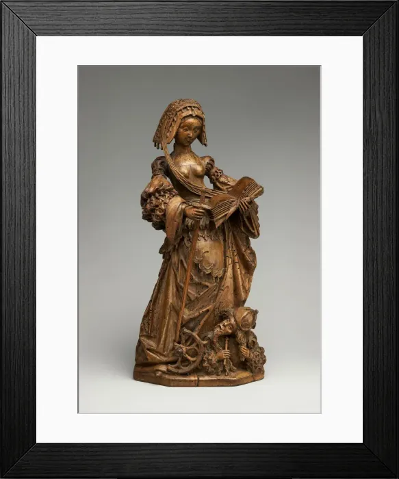 Framed Print : Saint Catherine of Alexandria, German, ca. 1530. Creator: Unknown Framed Print : Saint Catherine of Alexandria, German, ca. 1530. Creator: Unknown