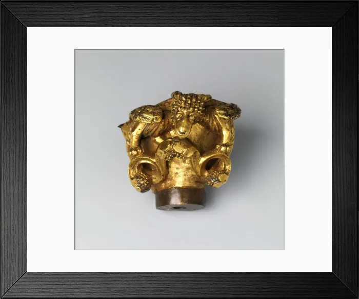 Framed Print : Capital from a Reliquary Shrine, German, ca. 1175-1200. Creator: Unknown Framed Print : Capital from a Reliquary Shrine, German, ca. 1175-1200. Creator: Unknown