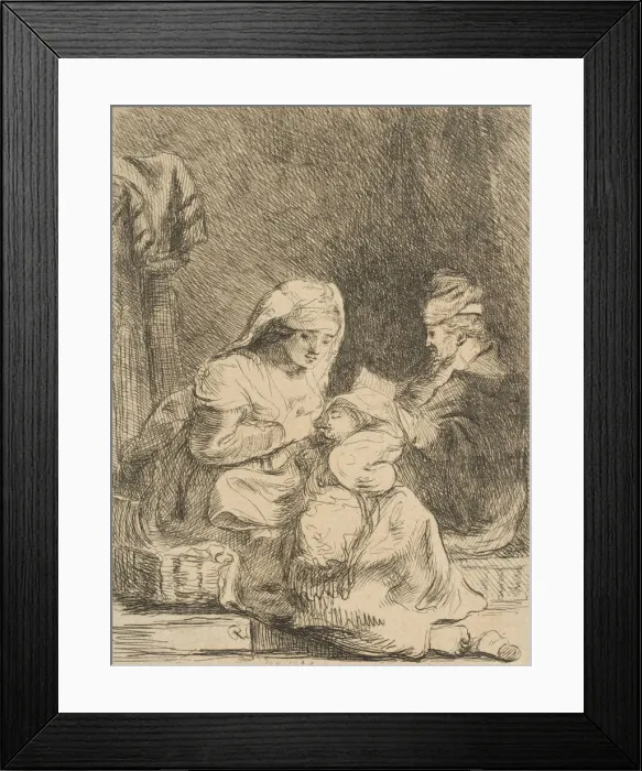 Framed Print : The Holy Family, 1783. Creator: Vivant Denon Framed Print : The Holy Family, 1783. Creator: Vivant Denon