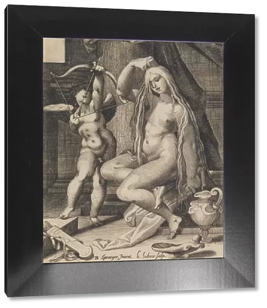 Venus and Cupid, 1571-1650. Creator: Sadeler