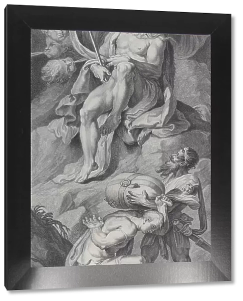 Plate 8: Ulysses receiving the winds in a leather bag from Aeolus, 1756