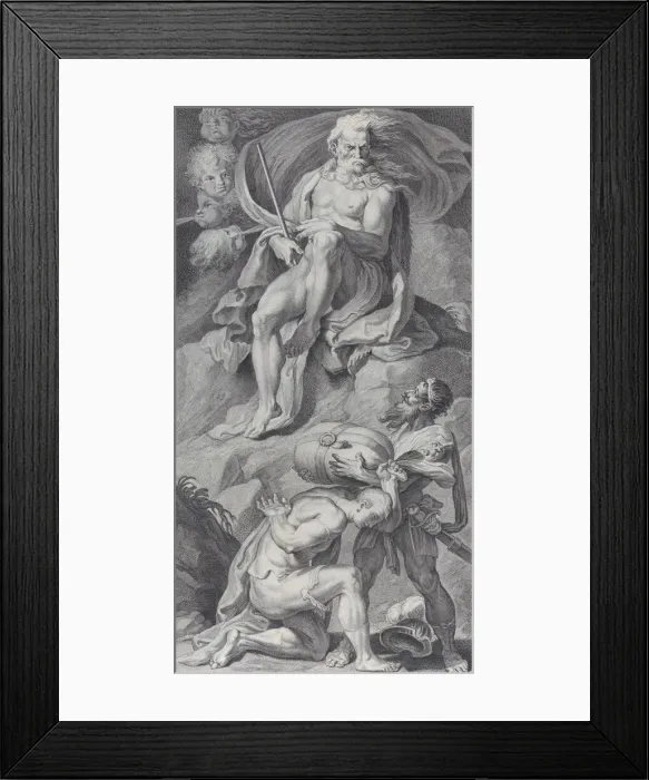Framed Print : Plate 8: Ulysses receiving the winds in a leather bag from Aeolus, 1756 Framed Print : Plate 8: Ulysses receiving the winds in a leather bag from Aeolus, 1756