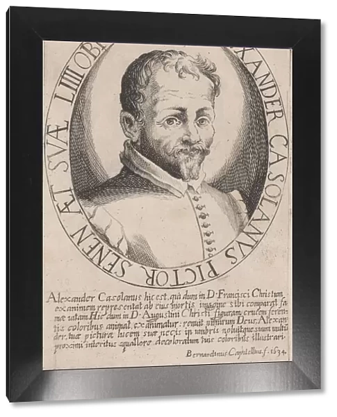 Portrait of Alessandro Casolani, 1634. Creator: Bernardino Capitelli