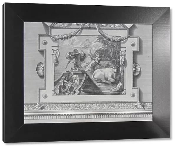 Plate 24: Ulysses's companions stealing the oxen sacred to Apollo, 1756. Creators: Bartolomeo Crivellari, Gabriel Soderling