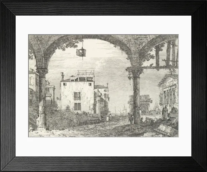 Framed Print : A three-arched portico with an open lantern hanging at center, a triumphal arch and rui Framed Print : A three-arched portico with an open lantern hanging at center, a triumphal arch and rui