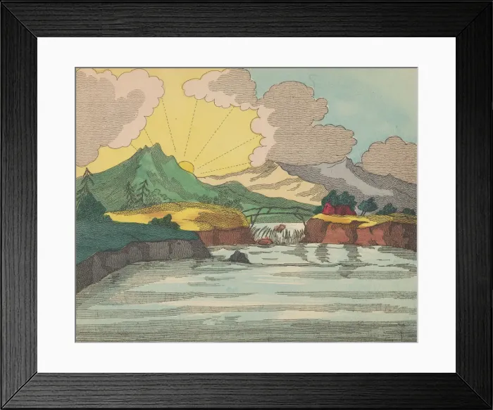 Framed Print : Scene 4, from Jack the Giant Killer, Scenes for a Toy Theater, 1870-90 Framed Print : Scene 4, from Jack the Giant Killer, Scenes for a Toy Theater, 1870-90