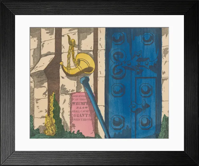 Framed Print : Scene 5, from Jack the Giant Killer, Scenes for a Toy Theater, 1870-90 Framed Print : Scene 5, from Jack the Giant Killer, Scenes for a Toy Theater, 1870-90