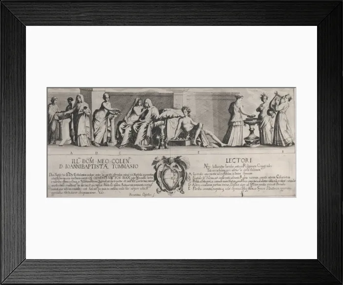 Framed Print : A Marriage Ceremony, after an antique painting in the possession of the Aldobrandini, 1 Framed Print : A Marriage Ceremony, after an antique painting in the possession of the Aldobrandini, 1