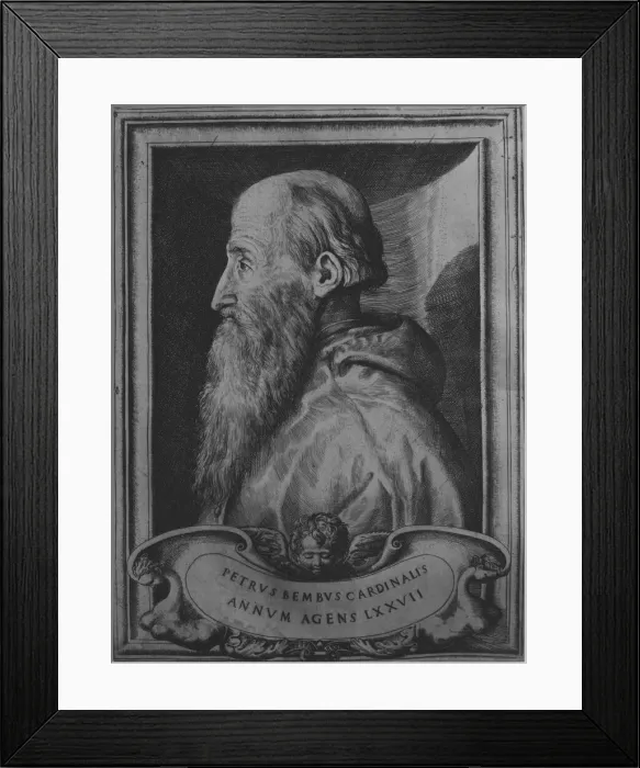 Framed Print : Historiae Venetae. Libri XII, 1551. Creator: Giulio Bonasone Framed Print : Historiae Venetae. Libri XII, 1551. Creator: Giulio Bonasone