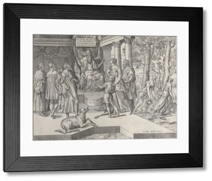 Framed Print : The Corrupt Judge, 1565-73. Creator: Battista del Moro Framed Print : The Corrupt Judge, 1565-73. Creator: Battista del Moro