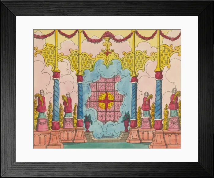 Framed Print : Scene 14, from Jack the Giant Killer, Scenes for a Toy Theater, 1870-90 Framed Print : Scene 14, from Jack the Giant Killer, Scenes for a Toy Theater, 1870-90