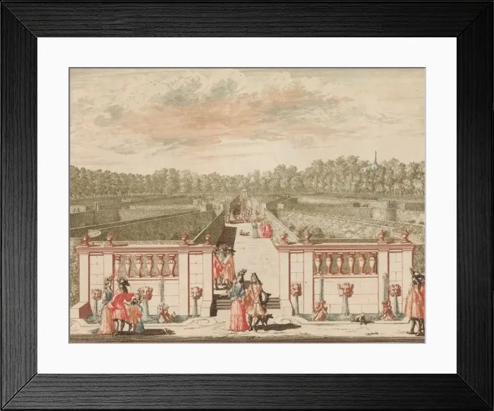 Framed Print : Het Groote Doolhof, in: Tooneel Der Voornaamste Nederlands Huizen, En Lust Hoven Framed Print : Het Groote Doolhof, in: Tooneel Der Voornaamste Nederlands Huizen, En Lust Hoven