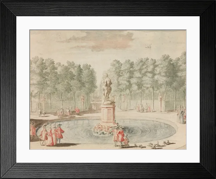 Framed Print : De Zes-weg by Phaunus na t Beeld van Ceres te zien, in Framed Print : De Zes-weg by Phaunus na t Beeld van Ceres te zien, in