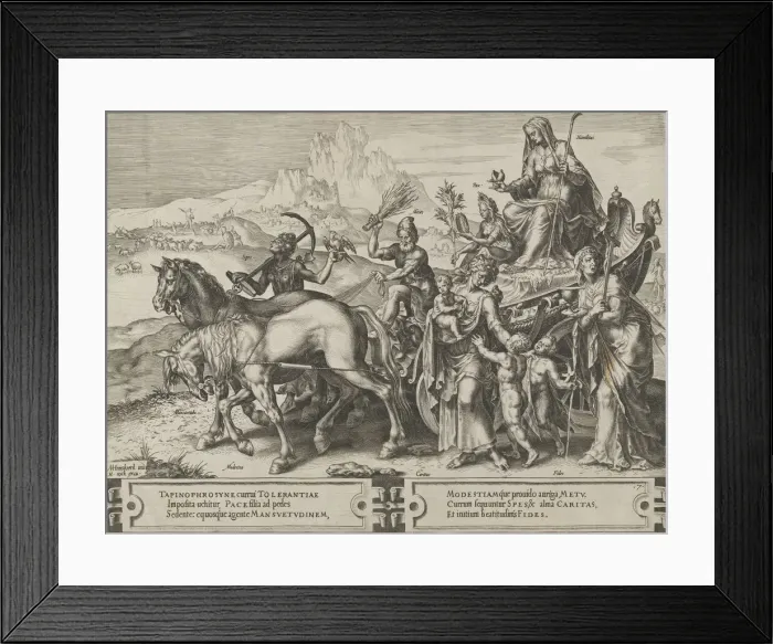Framed Print : The Triumph of Humility, from The Cycle of the Vicissitudes of Human Affairs, plate 7 Framed Print : The Triumph of Humility, from The Cycle of the Vicissitudes of Human Affairs, plate 7