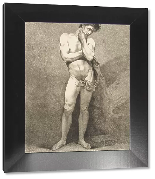 An 'Academie': Standing Man, 1742-43. Creator: Carle van Loo