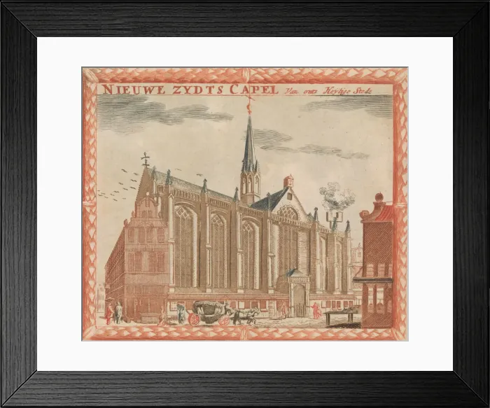 Framed Print : Nieuwe Zydts Capel, in: Tooneel Der Voornaamste Nederlands Huizen, En Lust Hoven Framed Print : Nieuwe Zydts Capel, in: Tooneel Der Voornaamste Nederlands Huizen, En Lust Hoven
